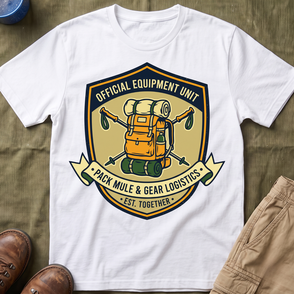 Official Equipment Unit —  Pack Mule & Gear Logistics T-Shirt