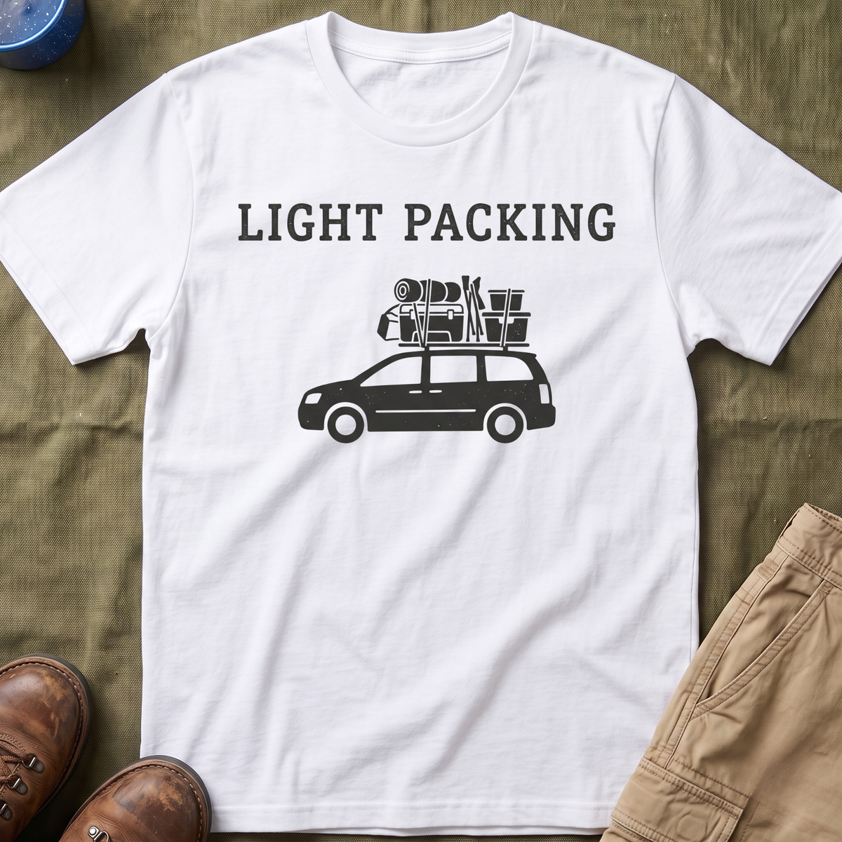 Light Packing Minivan T-Shirt