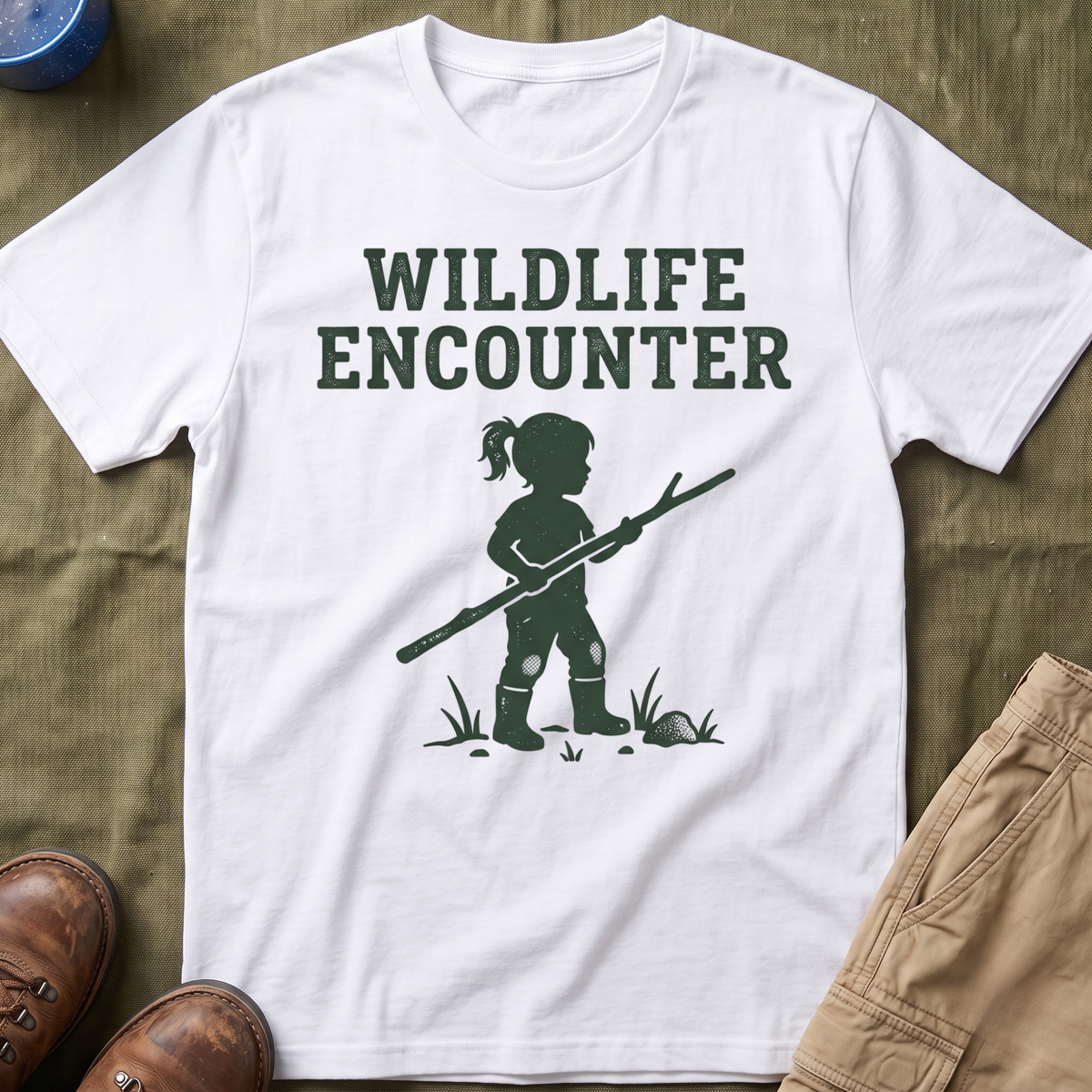 Wildlife Encounter Girl T-Shirt