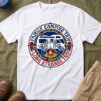 Family Camping Trip — Long Strange Trip With Skeleton T-Shirt