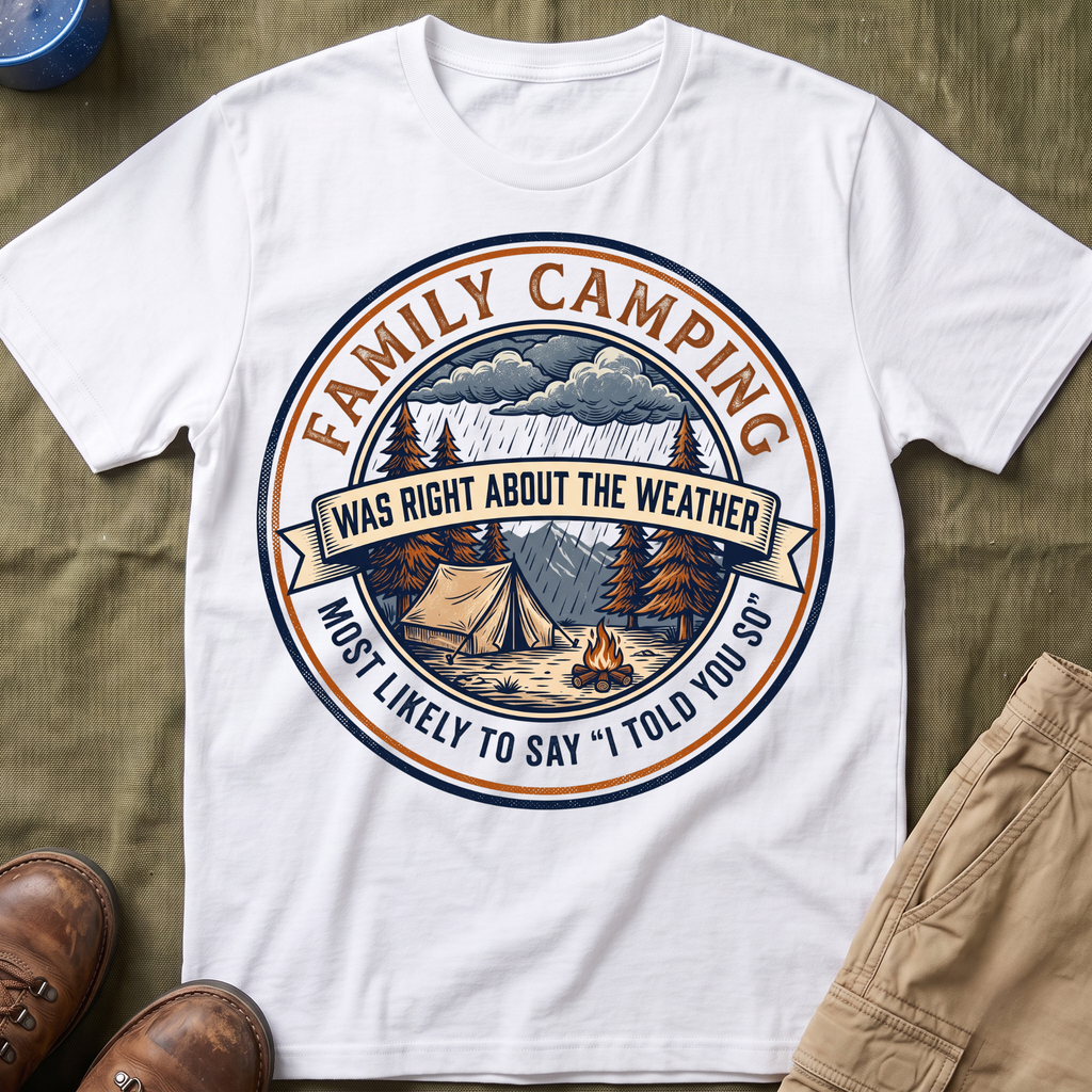 Most Likely To Say "I Told You So" Was Right About The Weather — Vintage T-Shirt