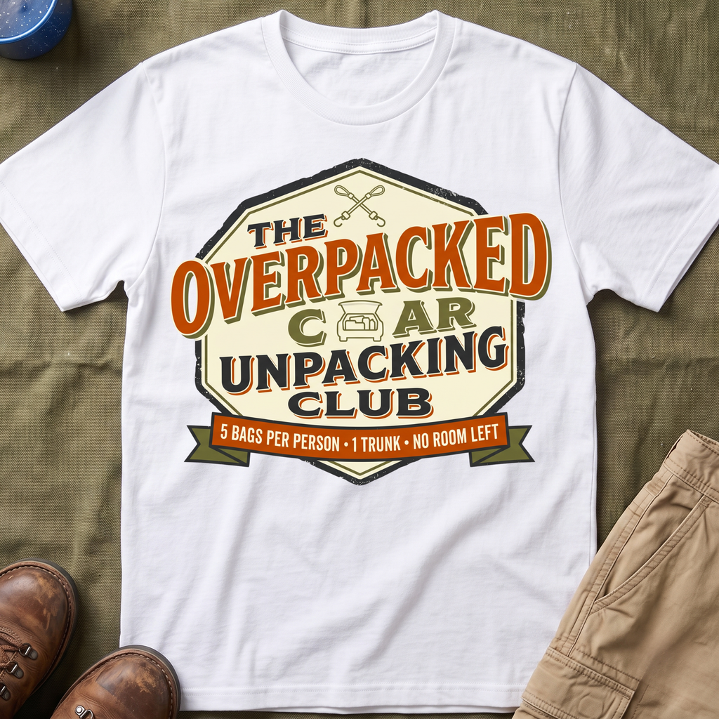 The Overpacked Car Unpacking Club T-Shirt