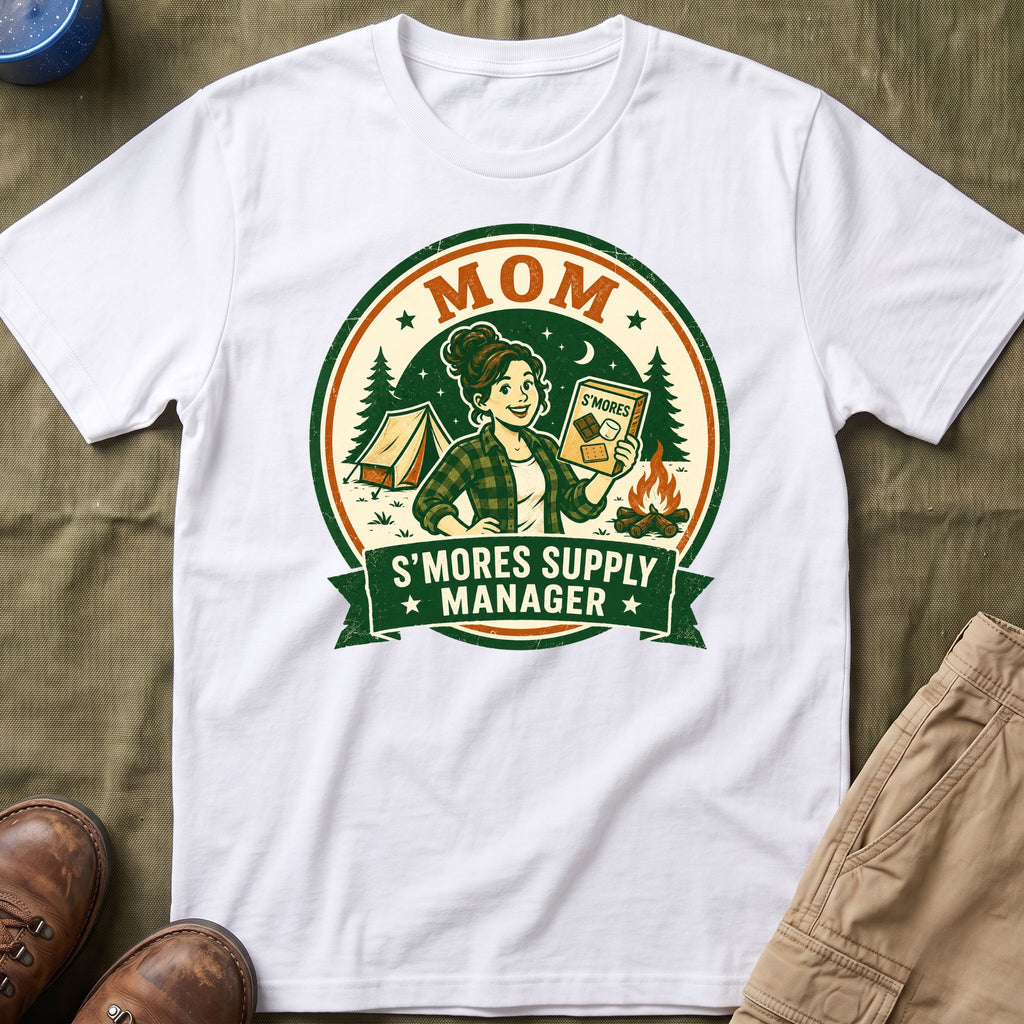 Mom — S'Mores Supply Manager Matching T-Shirt